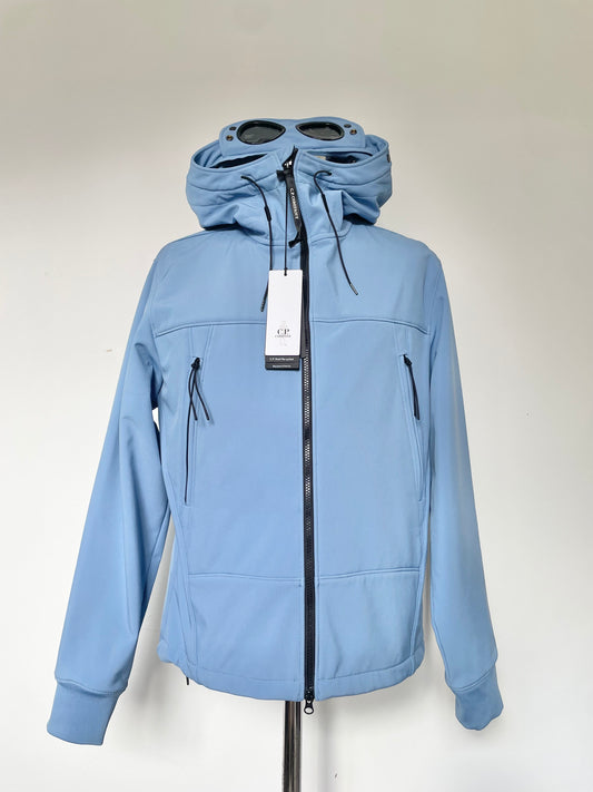 Sky Blue C.P. Company Soft Shell Goggle Jacket