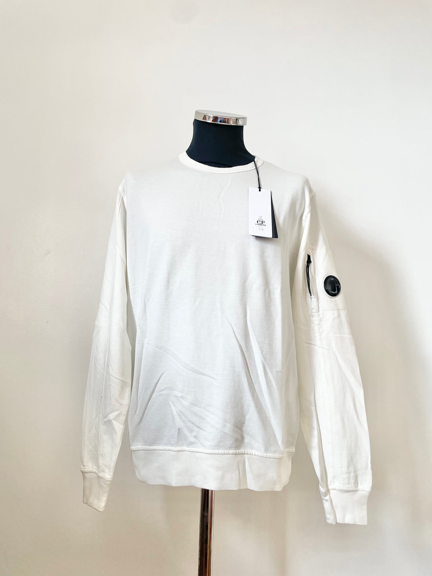 White C.P. Company Goggle Sweatshirt