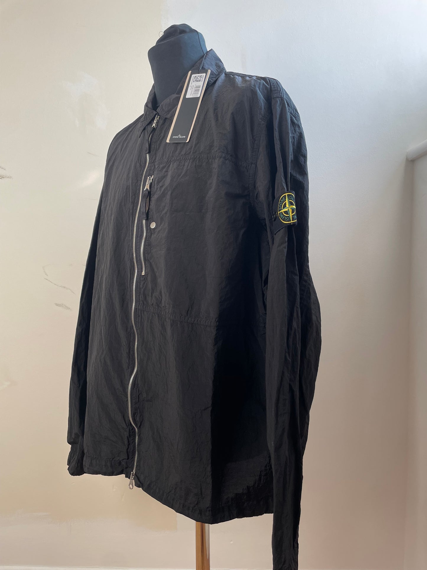 Black Stone Island Nylon Overshirt