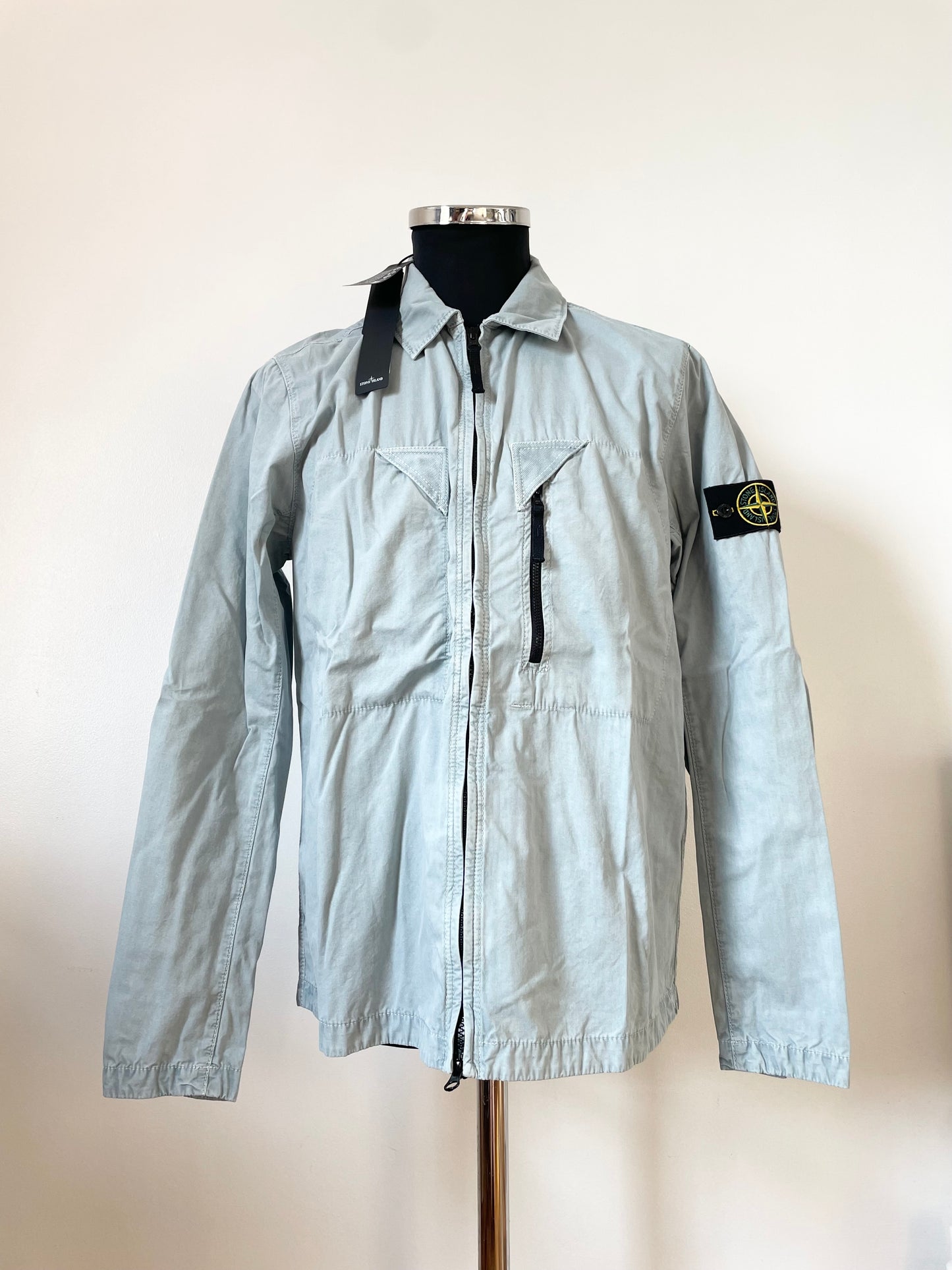 Sky Blue Stone Island Overshirt