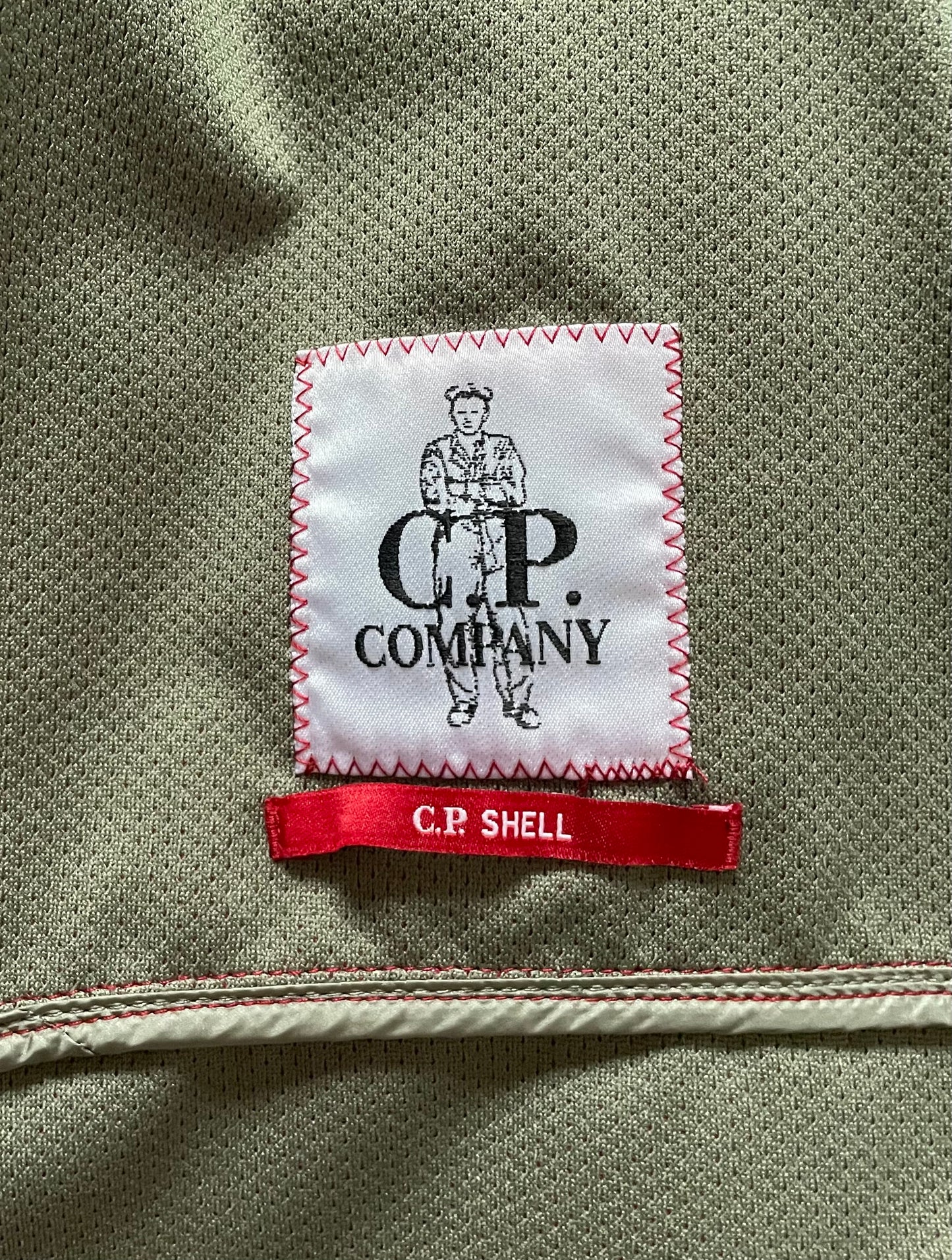 Ruby Red C.P. Company Soft Shell Goggle Jacket