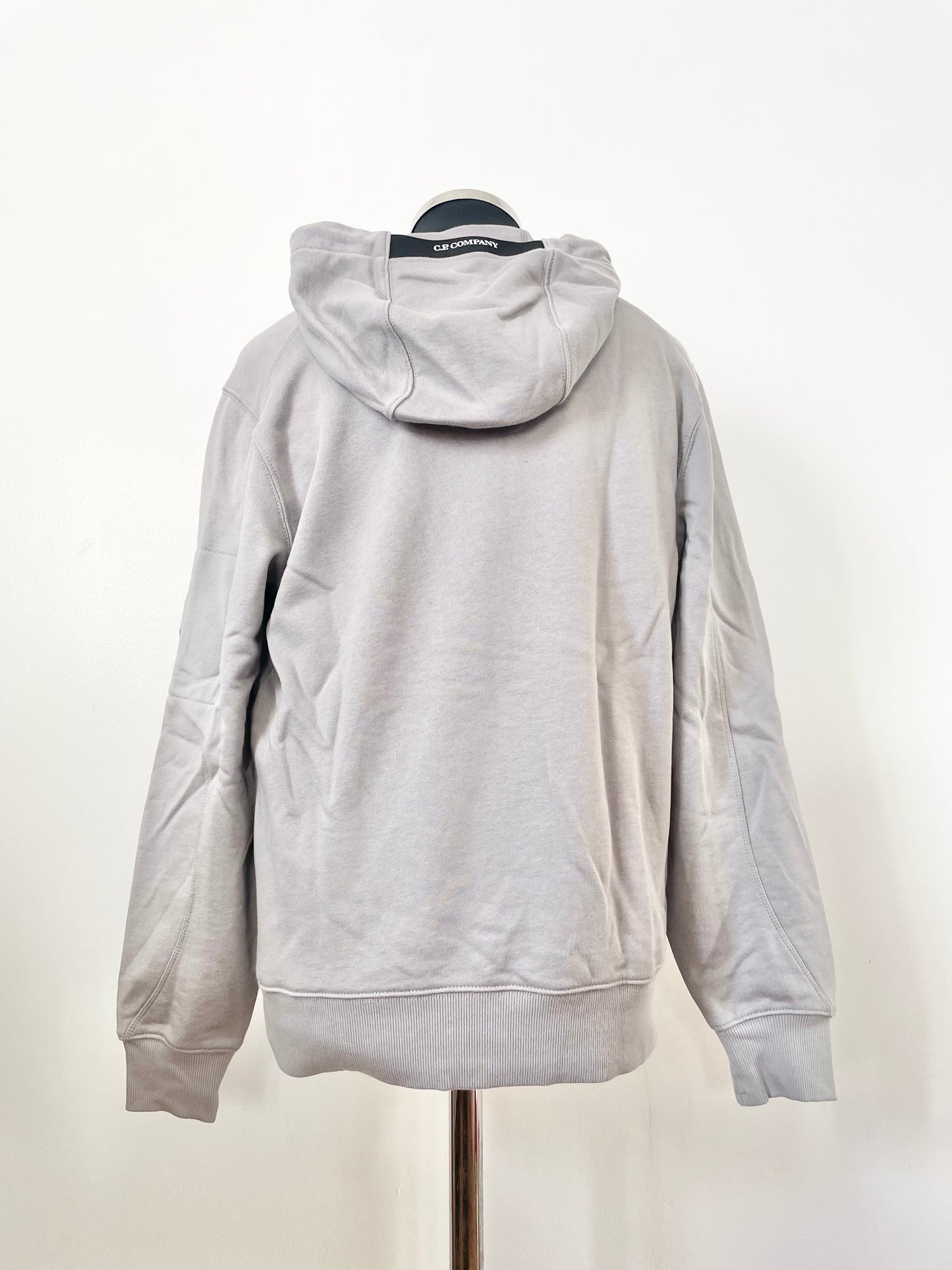 Grey C.P. Company Goggle Hoodie