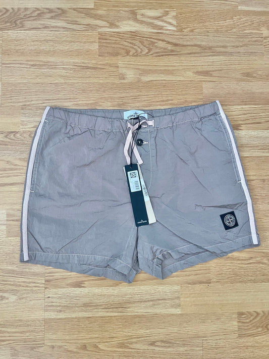 Pink Stone Island Nylon Swim Shorts