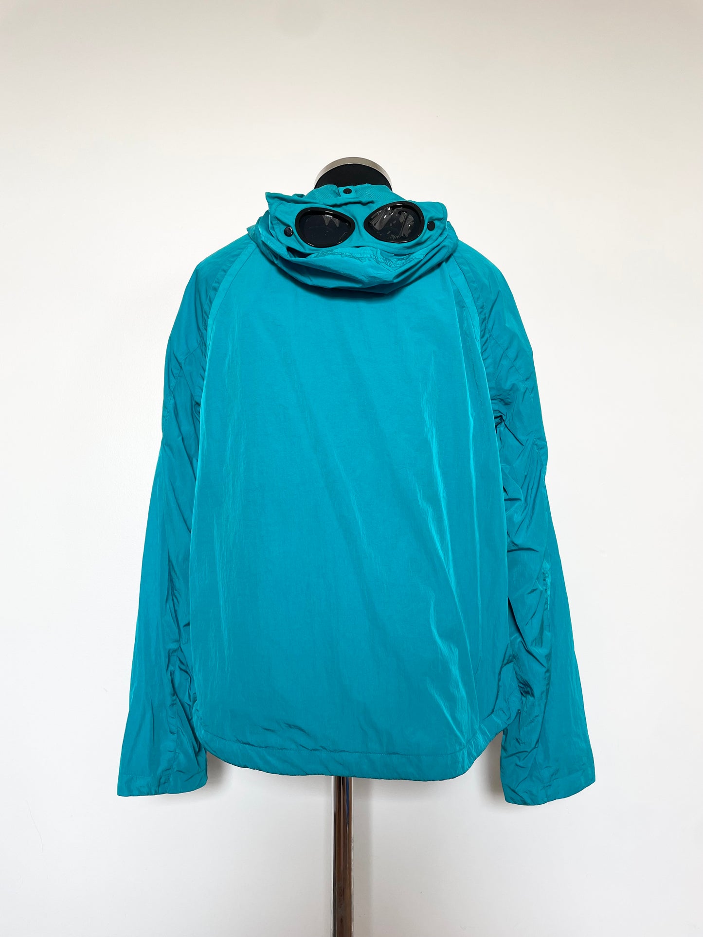 Blue C.P. Company Chrome Goggle Jacket