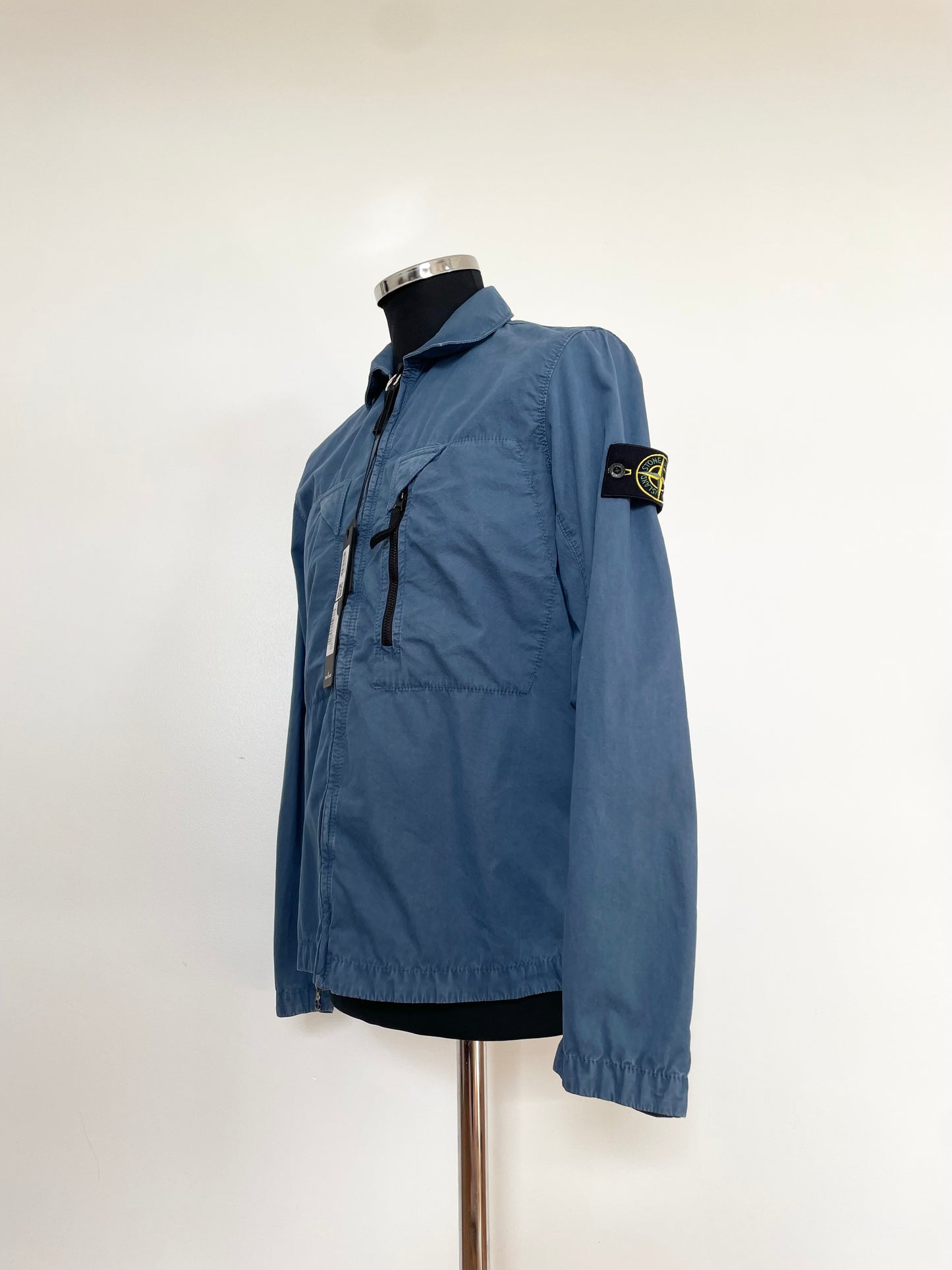 Avio Blue Stone Island Overshirt