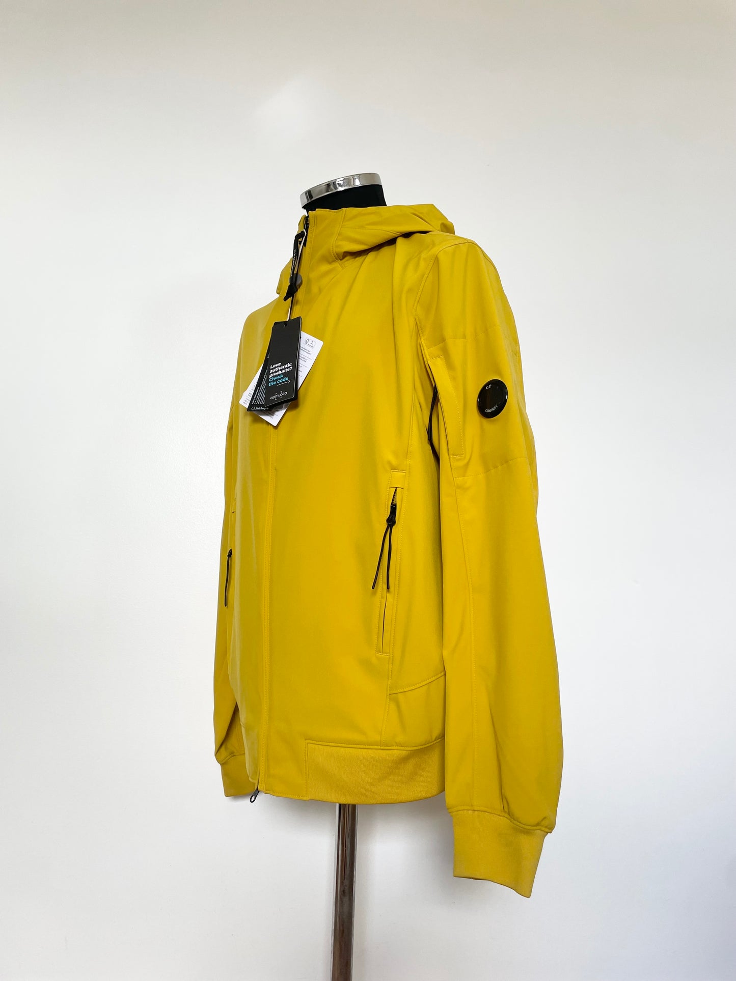 Yellow C.P. Company Bomber Goggle Jacket