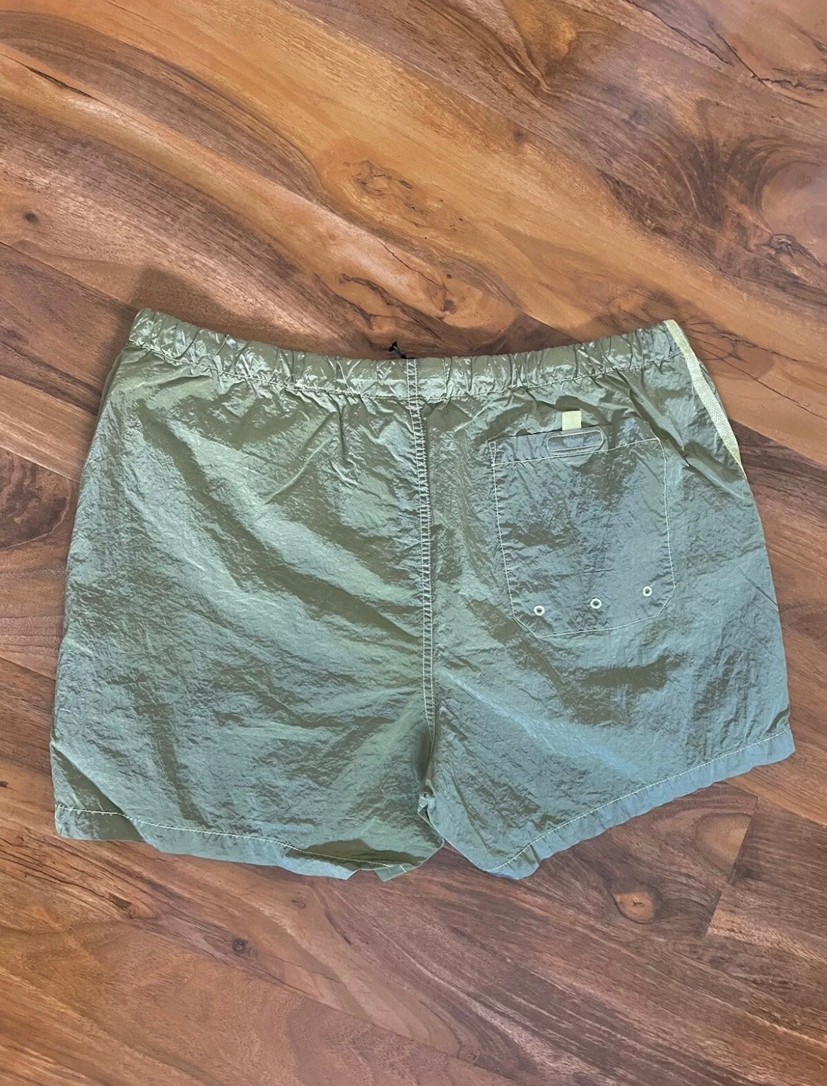 Lemon Stone Island Nylon Swim Shorts