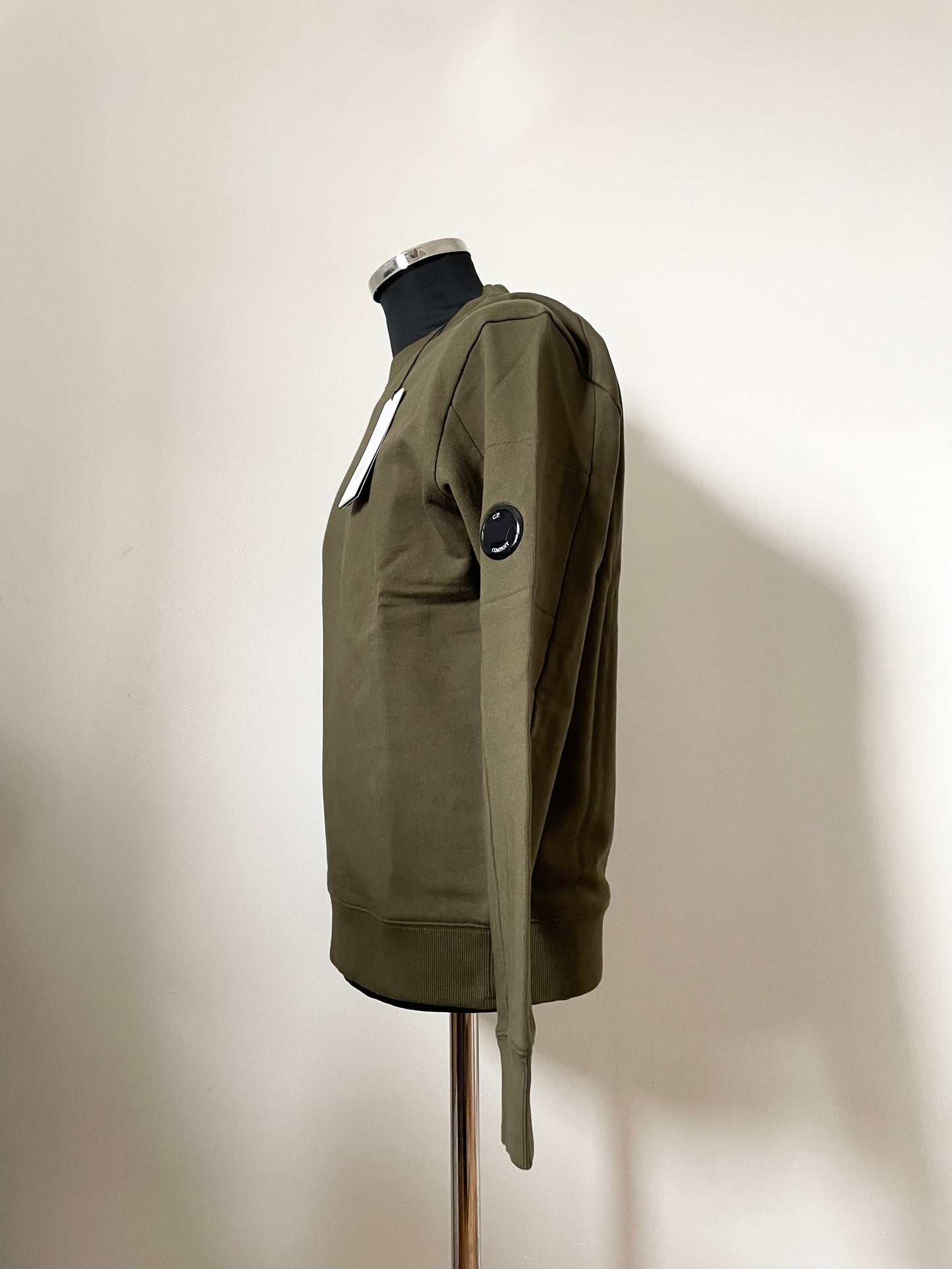 Khaki C.P. Company Goggle Sweatshirt