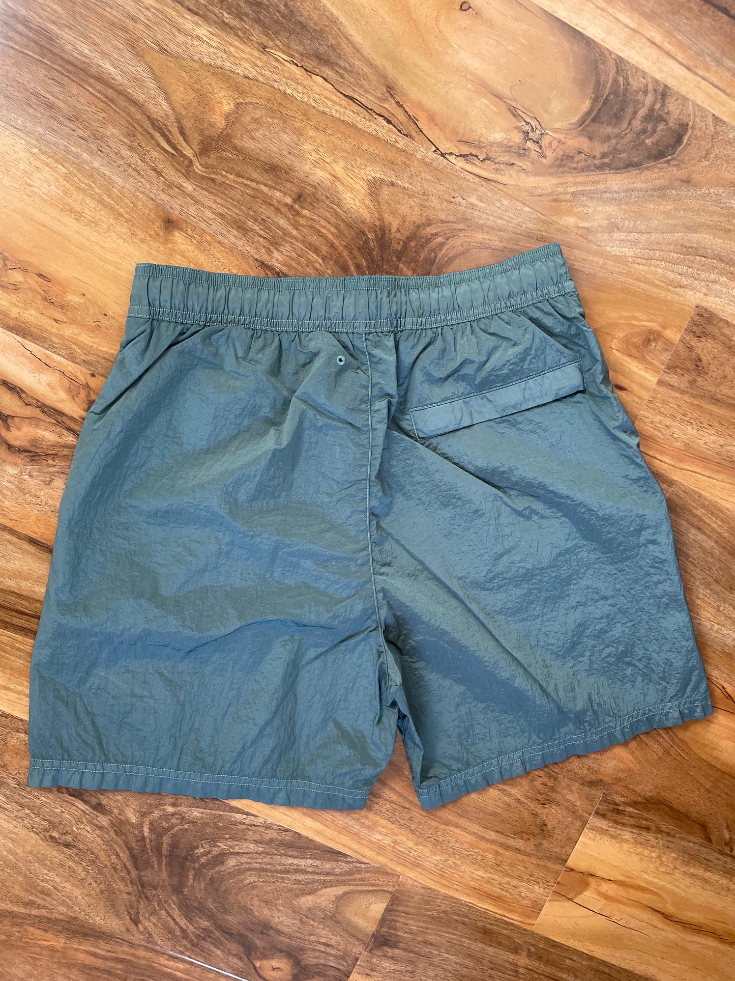 Sage Green Stone Island Nylon Swim Shorts