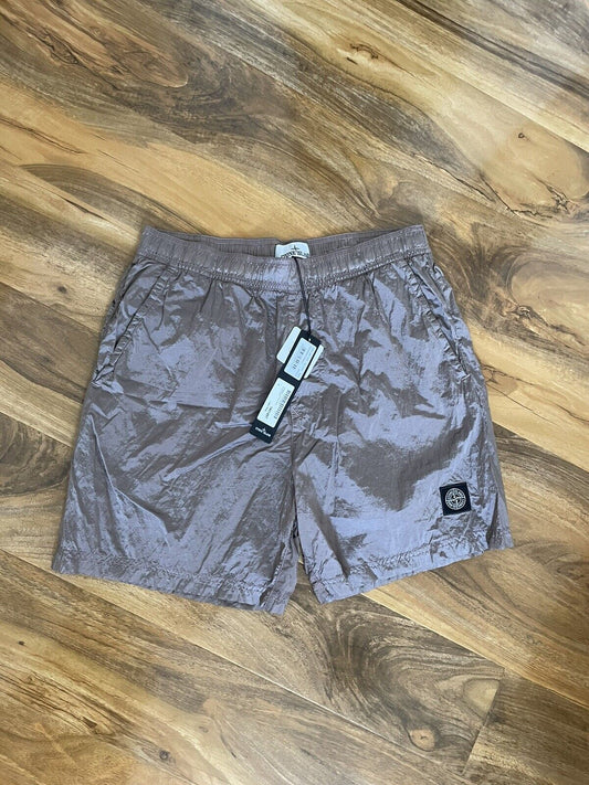 Dusty Pink Stone Island Nylon Swim Shorts